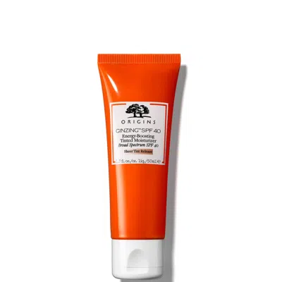 ORIGINS GINZING™ ENERGY-BOOSTING TINTED MOISTURISER SPF40 50ML