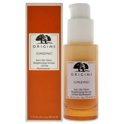 Origins Ginzing Into The Glow Brightening Serum 1 oz Skin Care 717334267619 In Transparent