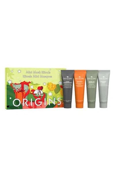 Origins Mini Mask Rituals Gift Set $31 Value In Transparent