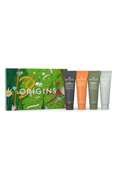 Origins Multi-maskers Skin Care Set $26 Value In Transparent