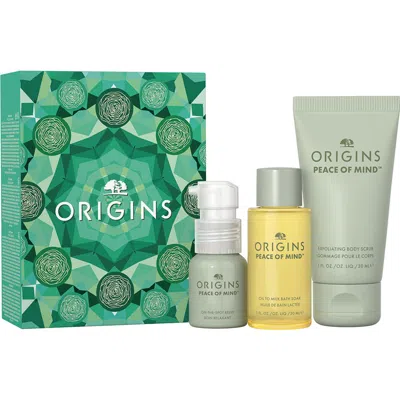 Origins Peace Of Mind Relaxing Bath & Body Gift Set $27 Value In No Color