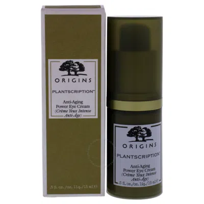 Origins Plantscription Anti-aging Power Eye Cream By  For Unisex - 0.5 oz Cream In Beige