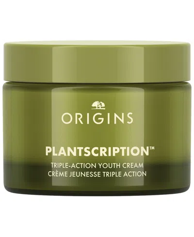 Origins Plantscription Triple-action Youth Cream, 1.69 Oz. In Transparent
