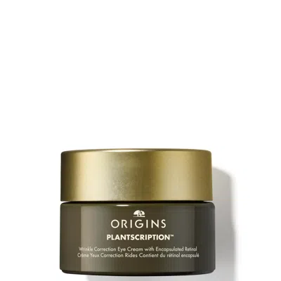 Origins Plantscription Wrinkle Correction Eye Cream With Encapsulated Retinol 15ml