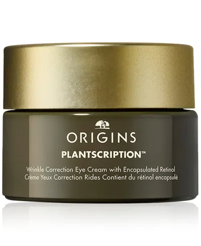 ORIGINS PLANTSCRIPTION WRINKLE CORRECTION EYE CREAM WITH ENCAPSULATED RETINOL