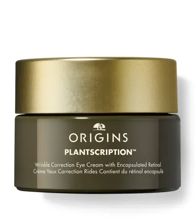 ORIGINS PLANTSCRIPTION WRINKLE CORRECTION EYE CREAM WITH ENCAPSULATED RETINOL