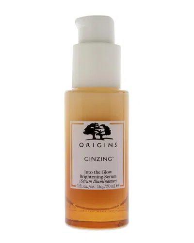 Origins Unisex 1oz Ginzing Into The Glow Brightening Serum In Transparent