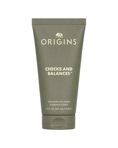 Origins Unisex 2.5oz Checks & Balances Face Scrub In Green