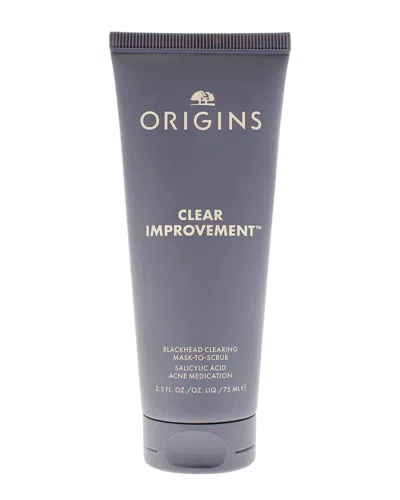 Origins Unisex 2.5oz Clear Improvement Blackhead Clearing Mask-to-scrub