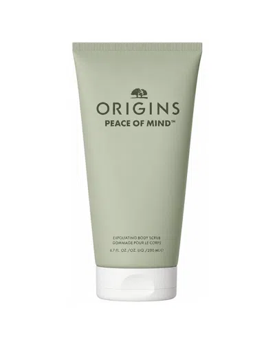 Origins Unisex 6.7oz Peace Of Mind Body Scrub In Green