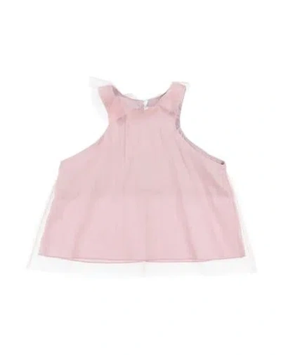 Orimusi Babies'  Toddler Girl Top Pastel Pink Size 4 Cotton, Nylon, Elastane