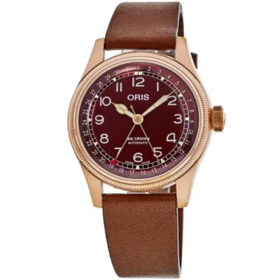 Pre-owned Oris 01 754 7741 3168-07 5 20 58br Men's Big Crown Pointer Red Dial Automatic