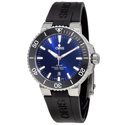 Oris Aquis Automatic Blue Dial Men's Watch 01-733-7730-4135-07-4-24-64eb In Black / Blue