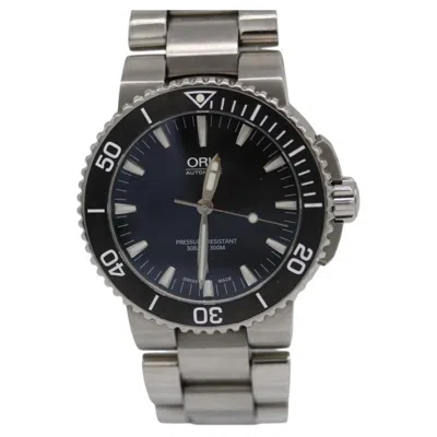 Pre-owned Oris Aquis Date 01 733 7653 4154-07 8 26 01peb � 43mm � Full Set � 2017 In Multiple