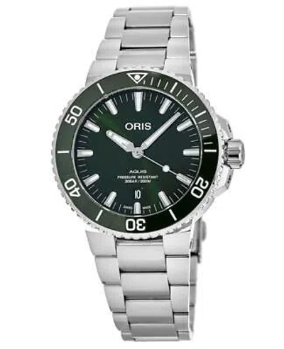 Pre-owned Oris Aquis Date 41mm Automatic Men's Watch 01 733 7766 4157-07 8 22 05peb