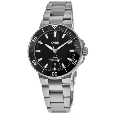 Oris Aquis Date Automatic Black Dial Silver Steel Men's Watch 01 733 7789 4154-07 8 23 04peb