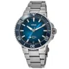 Oris Aquis Date Automatic Blue Dial Ceramic Bezel Steel Men's Watch 01 400 7763 4135-07 8 24 09peb In Blue