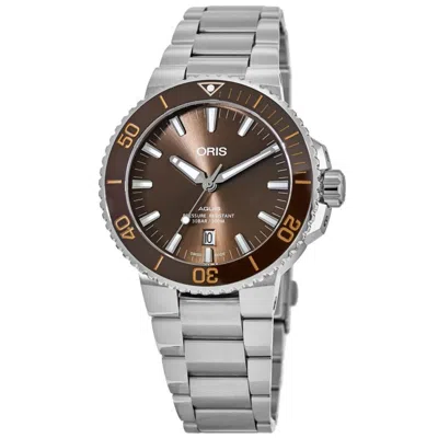 Oris Aquis Date Brown Dial Stainless Steel Men's Watch 01 733 7730 4152-07 8 24 05peb