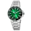 Oris Aquis Date Green Dial Steel Men's Watch 01 400 7763 4157-07 8 24 09peb In Green