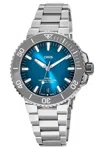 Oris Aquis Date Oceanic Blue Automatic Steel Men's Watch 01 733 7732 4155-07 8 21 05peb In Blue
