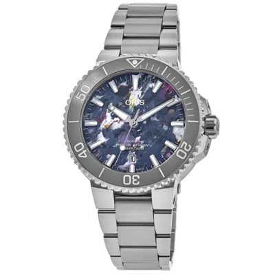 Oris Aquis Date Rainbow Upcycle Special Edition Men's Watch 01 733 7766 4150-set In Blue