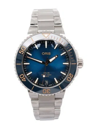 Pre-owned Oris Aquis Date Watch, 42mm In Multicolor