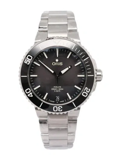 Pre-owned Oris Aquis Date Watch, 42mm In Multicolor