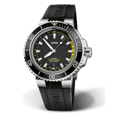 Oris Aquis Depth Gauge Automatic Black Dial Men's Watch 01 733 7755 4154-set Rs