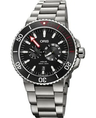 Pre-owned Oris Aquis Regulateur Der Meistertaucher Men's Watch 01 749 7734 7154-set