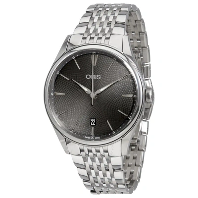 Oris Artelier Automatic Grey Dial Men's Watch 01 733 7721 4053-07 8 21 79 In Metallic