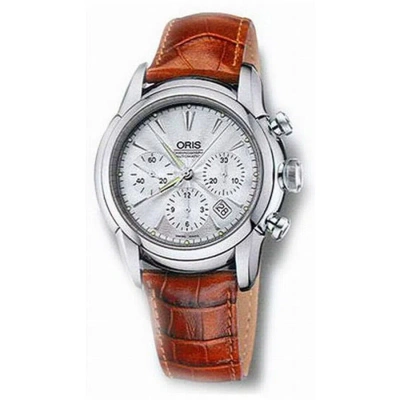 Oris Artelier Chronograph Automatic Men's Watch 676-7547-4051ls In Brown / Silver