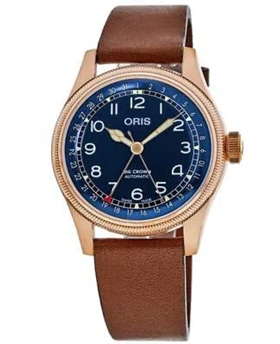 Pre-owned Oris Big Crown Automatic Blue Men's Watch 01 754 7741 3165-07 5 20 58br