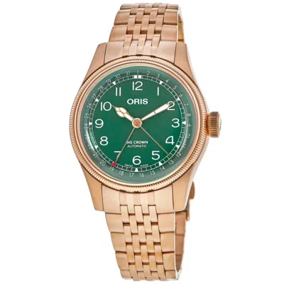 Oris Big Crown Pointer Date Green Dial Bronze Strap Men's Watch 01 754 7741 3167-07 8 20 01