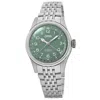 Oris Big Crown Pointer Date Green Dial Steel Women's Watch 01 754 7749 4067-07 8 17 22 In Green