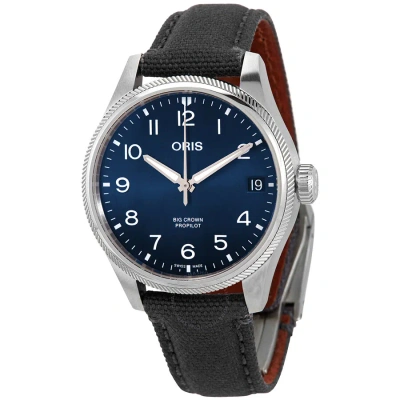 Oris Big Crown Propilot Date Automatic Blue Dial Men's Watch 01 751 7761 4065-07 3 20 05lc In Black / Blue