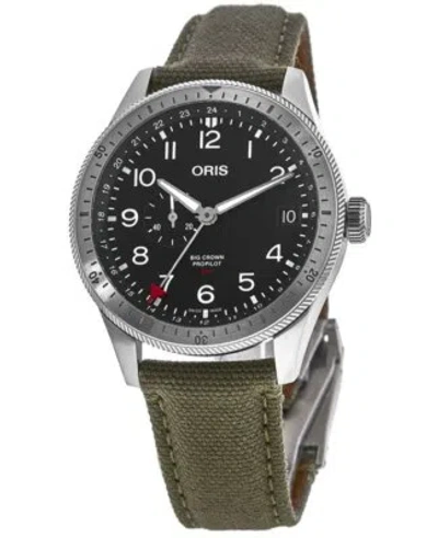 Pre-owned Oris Big Crown Propilot Timer Gmt Men's Watch 01 748 7756 4064-07 3 22 02lc