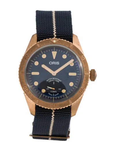 Pre-owned Oris Carl Brashear Limited Edition Watch, 40mm In Multicolor