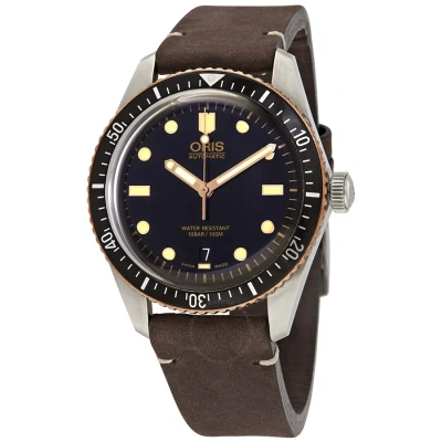 Oris Divers Sixty-five Automatic Black Dial Men's Watch 01 733 7707 4354-07 5 20 55 In Black / Bronze / Brown / Dark / Gold Tone / Rose / Rose Gold Tone
