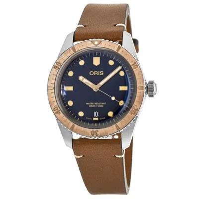 Oris Divers Sixty-five Bronze Bezel Blue Dial Men's Watch 01 733 7707 4355-07 5 20 45