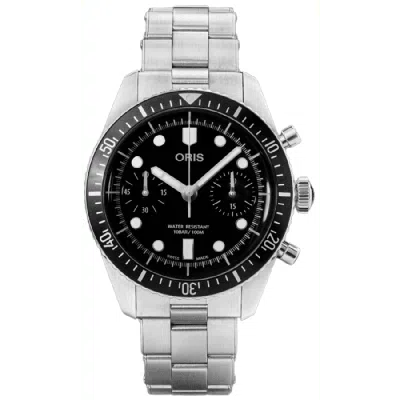 Oris Divers Sixty-five Chronograph Black Dial Steel Men's Watch 01 771 7791 4054-07 8 20 18