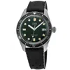 Oris Divers Sixty-five Green Dial Black Rubber Strap Men's Watch 01 733 7720 4057-07 4 21 18 In Green