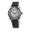 Oris Divers Sixty-five Grey Dial Leather Strap Men's Watch 01 733 7707 4053-07 5 20 89 In Grey
