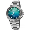 Oris Great Barrier Reef Limited Edition Iv Blue Dial Stainless Steel Men's Watch 01 400 7790 4185-set
