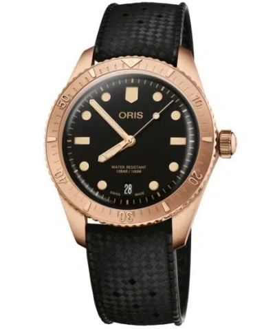Oris Mod. Divers Sixty-five Cotton Candy Sepia Gwwt1 In Black