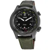 Oris Propilot Altimeter Black Dial Textile Strap Men's Watch 01 793 7775 8734-set