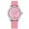 Oris Women's Divers Pink Dial Watch In Pink
