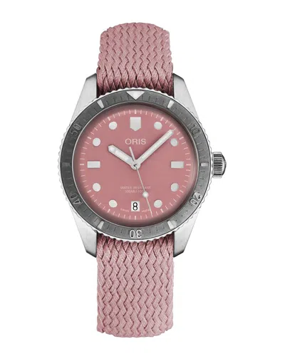 Oris Women's Divers Sixty-five Watch In Pink