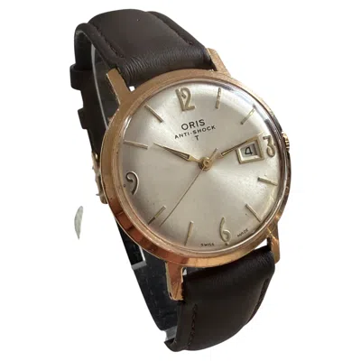 Pre-owned Oris Wristwatch, 32mm Gold Plated, Art Deco Style, Sword Hands, Manual, C1956 In Multi