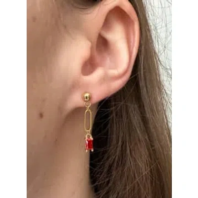 Orisit Red Isis Earrings