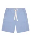 Orlebar Brown Alex Checked Lightweight Shorts In Blue